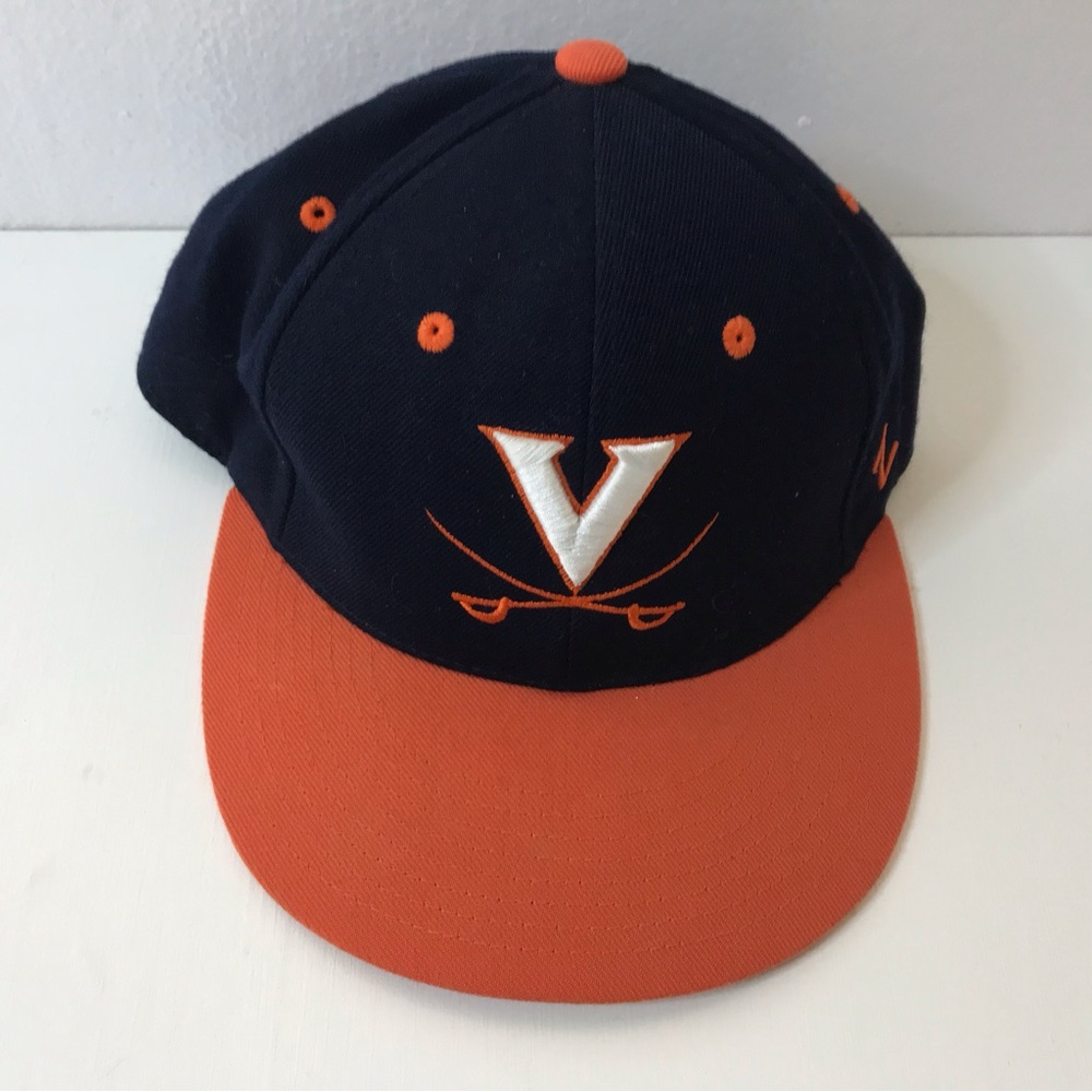 Virginia Cavaliers Navy and Orange  Fitted Cap 7 3/8